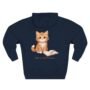 your cutest desk companion kitten hoodie – cozy three panel fleece pullover
