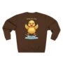 jump into joy duckling crewneck sweatshirt – cute cozy duck sweatshirt