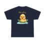 float with joy duck t shirt | cute duck graphic unisex cotton tee