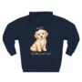 my little guardian angel puppy hoodie – cute dog halo graphic unisex fleece hoodie