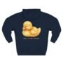 rest smile repeat duck hoodie – cozy cute duck unisex pullover hoodie