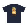 cute duck “little things make me smile” t shirt – cozy happy duck unisex cotton tee