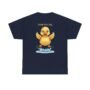 cute duck jump into joy t shirt – happy duck splash cozy unisex tee