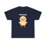 fluffy & happy duck t shirt – cute duck graphic tee | cozy unisex cotton shirt