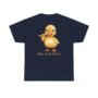music in the breeze duck t shirt – cute cozy duck illustration unisex tee