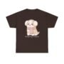 keeping warm puppy tee – cozy winter dog t shirt | soft cotton unisex tee