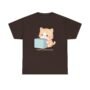 curious cat t shirt – small paws, big curiosity | cute cozy graphic tee