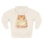 wrapped in pure comfort kitten hoodie – cozy three panel fleece pullover