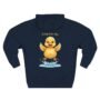 jump into joy duck hoodie – cute cozy duckling pullover hoodie