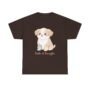 socks & snuggles cotton tee – cozy puppy winter graphic t shirt | cute unisex tee