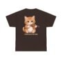 cute violin cat t shirt – cozy kitten music illustration | unisex cotton tee