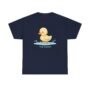 tiny splash duck t shirt – cute duck graphic tee | cozy unisex cotton shirt