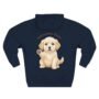 hold my paw friend hoodie – cute puppy graphic cozy fleece hoodie for dog lovers