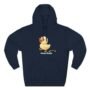 sleepy waddle duck hoodie – cozy three panel fleece pullover hoodie