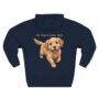 tail wags & happy days puppy hoodie – cozy fleece hoodie for everyday comfort