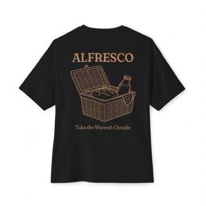 alfresco picnic cotton oversized tee