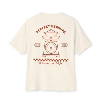 perfect measure cotton oversized tee